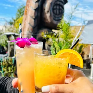 Tiki cocktails