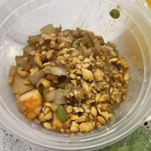 Filling for shrimp lettuce wraps