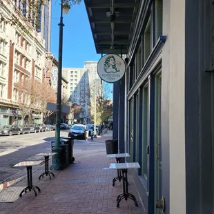 View from side