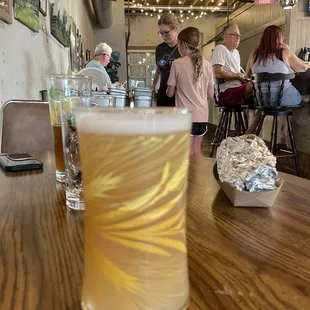 A beverage