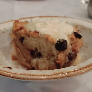 Blueberry bread pudding