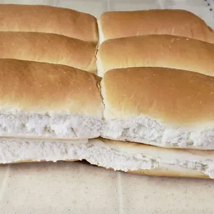 6" hoagie buns