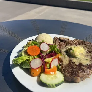 steak, food