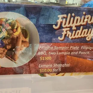 Filipino Friday at the Bistro