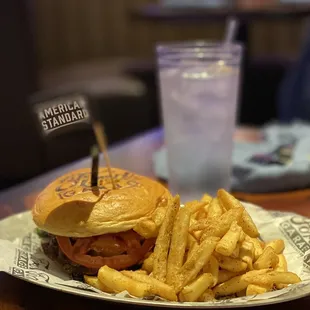American Standard burger