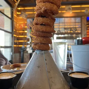 Onion ring tower