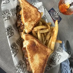 Brisket Burnt Ends Sandwich