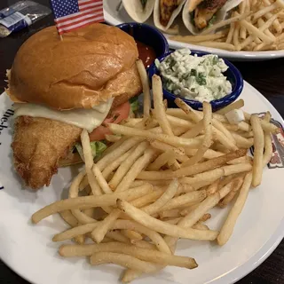 Fried Fishwich (Garth's Favorite)