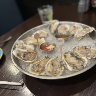 Raw Oysters*