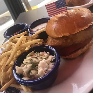 Fried Fishwich (Garth's Favorite)