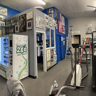 Vending, supplements and merchandise