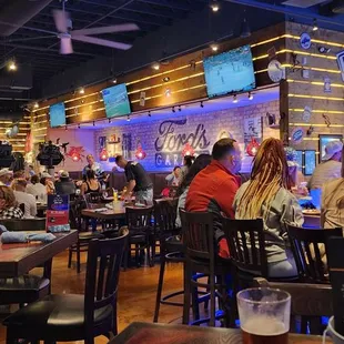 the inside of the restaurant