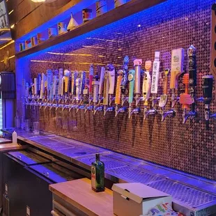 a woman at the bar