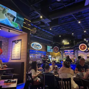the inside of the restaurant