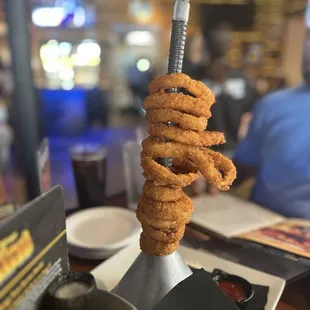 Giant Funnel Tower of Jumbo Piston Onion Rings