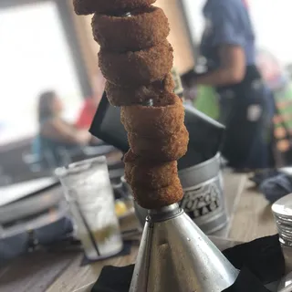 Giant Funnel Tower of Jumbo Piston Onion Rings