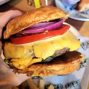 American Standard burger