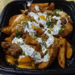 Black Angus Chili Cheese Wedge Fries