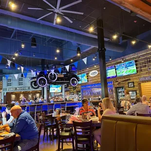 the interior of the restaurant