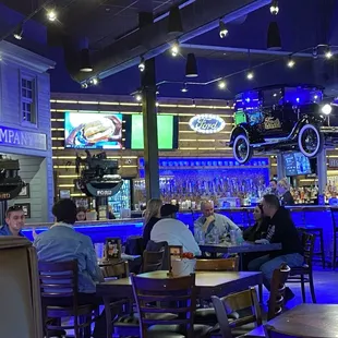 Dining area and bar seating