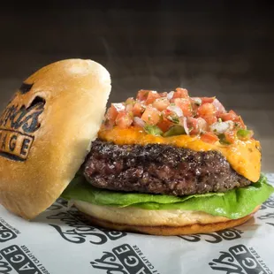 The Pimento Roadster Burger