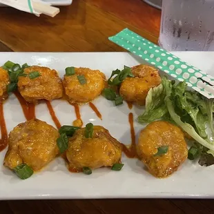 a platter of food