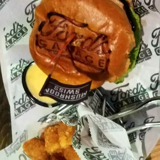 Mushroom Swiss Burger