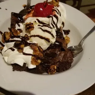 Warm Brownie Sundae