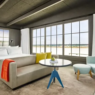 Upgraded suite at Forson Hotel.