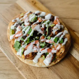 pizza, food