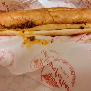 Cheesesteak with whiz