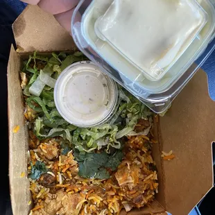 Homemade banana pudding (new) Chicken Madness Biryani