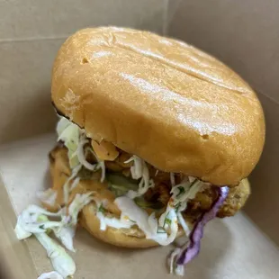 Nashville hot chicken sandwich