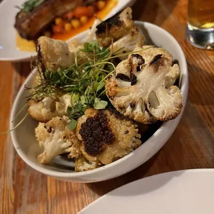 Cauliflower side.  Id skip this if i were you.