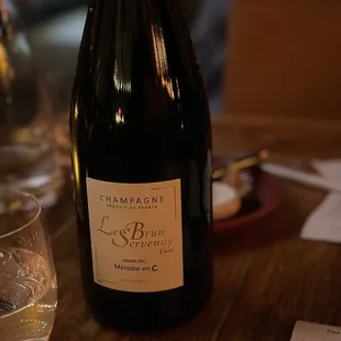 Bottle of Champagne to celebrate