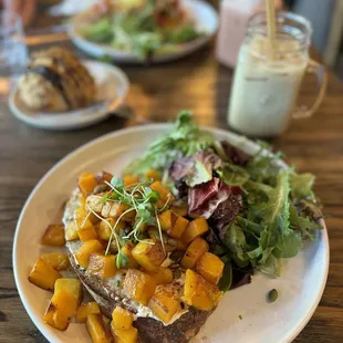 Roasted Butternut Squash Toast