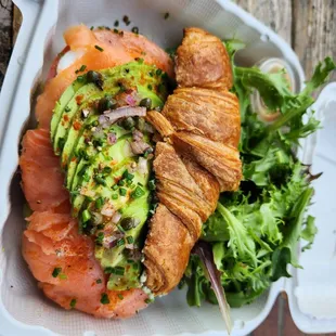 Smoked Salmon Croissant