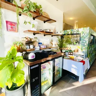 sushi and sashimi, interior