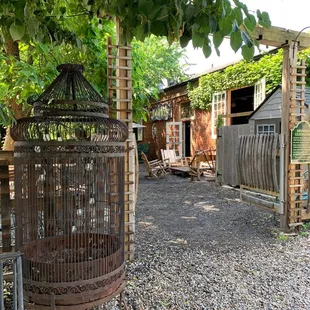 Entrance to the beer garden