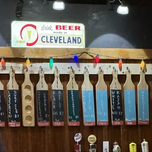 The beer selection
