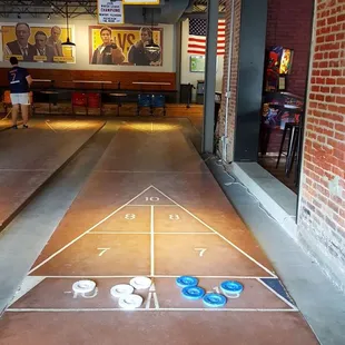 the number 5 on the floor