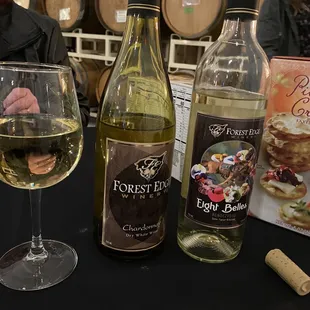 Chardonnay and Riesling