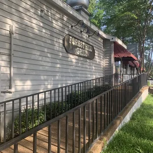 Outside