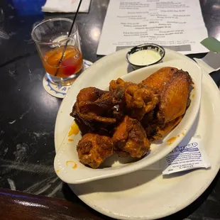 Wings &amp; Old Fashioned