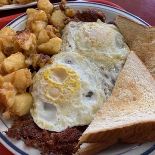 2 Eggs with Corned Beef Hash