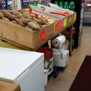 Produce aisle; sorry for out of focus, camera phone today.