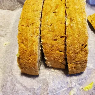 1.5" inch stale Rye Bread