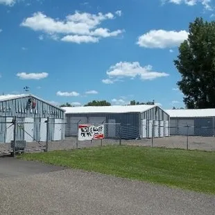 Our units are all fenced in