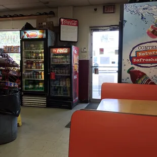 the inside of a store