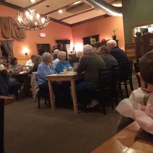 The antler chandeliers are  pretty cool